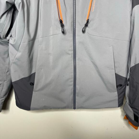 OBERMEYER Men's Foundation Grey NO HOOD ski winter Jacket sz S - Picture 10 of 15